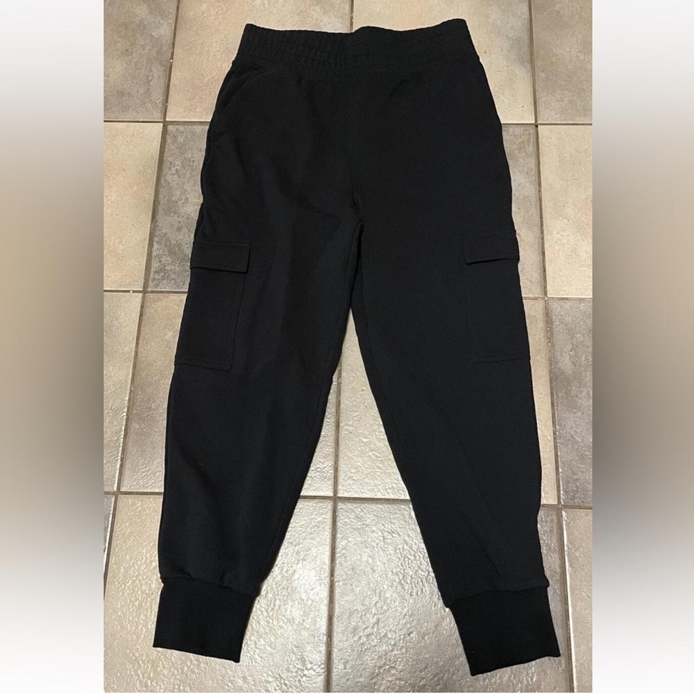 Fabletics Black Kylie Cargo Jogger Sweatpants Size Large